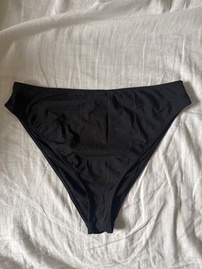 Garage Black High-Cut Bikini Bottom